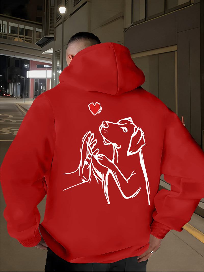 Men's Fashion Pullover Hooded Sweatshirt.