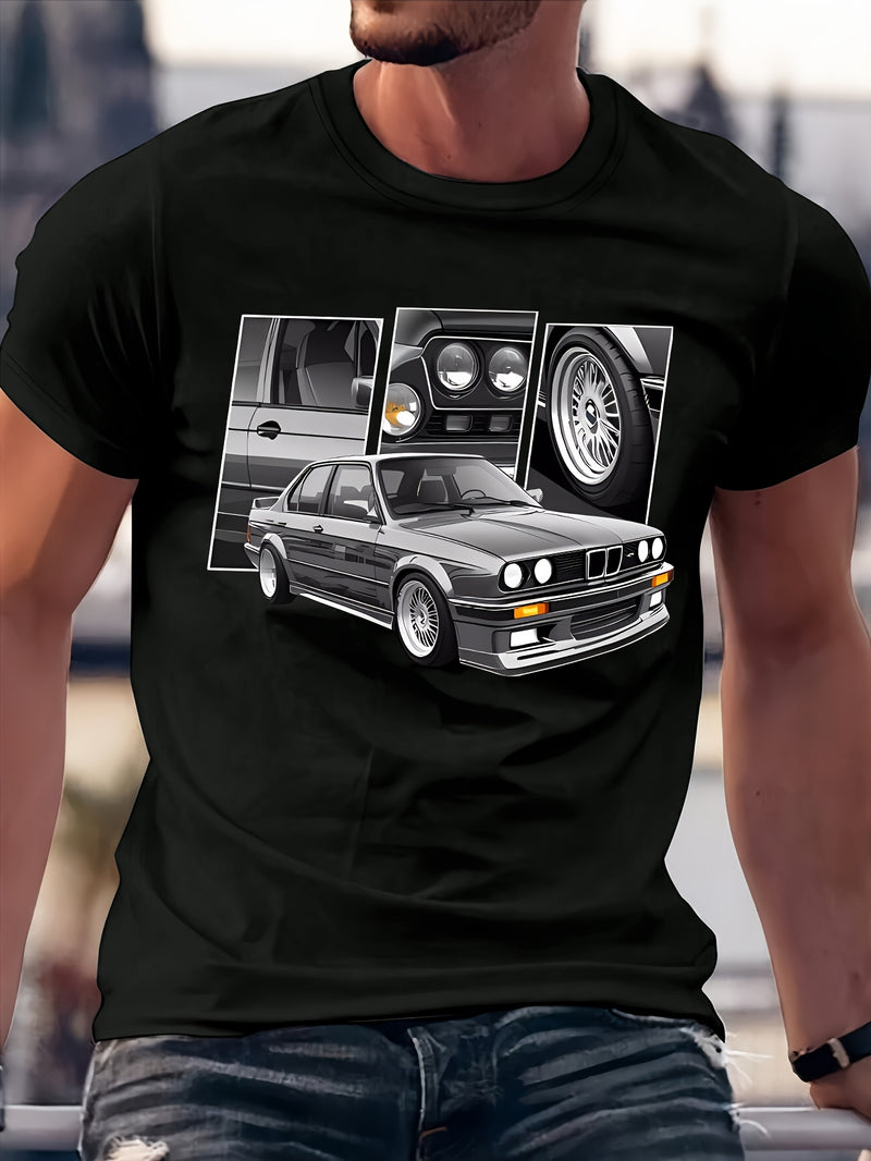 Pure Cotton Short-Sleeve T-Shirt for Men.