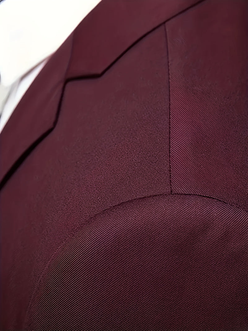Men'S Premium Two-Piece Suit, Plus-Size Suit Set with Pants.