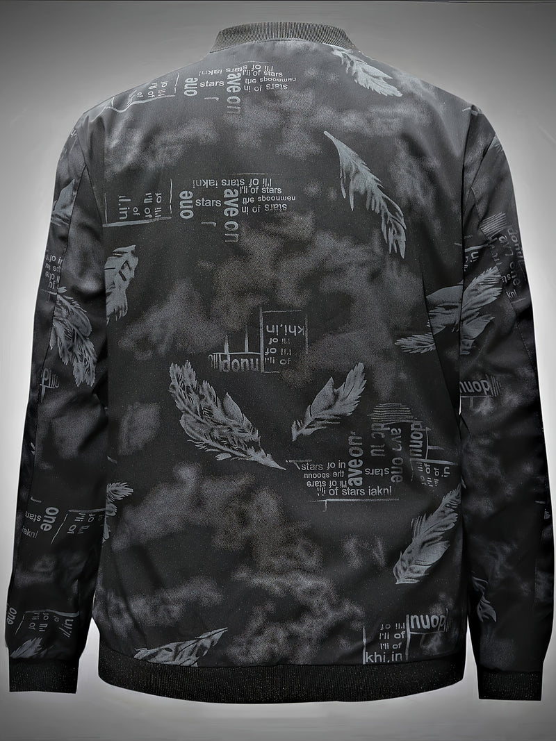 2024 New Spring And Autumn Digital Print Men'S Jacket.