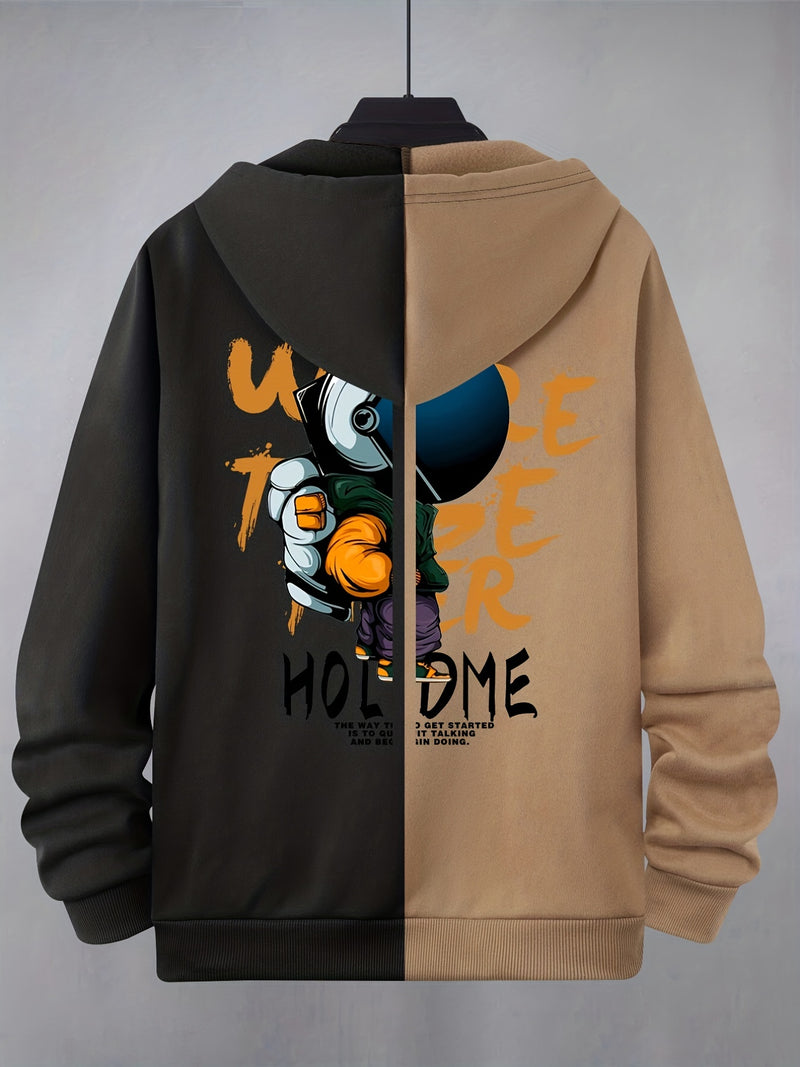 Men's Jacket for Spring And Autumn, Trendy Casual Hooded.