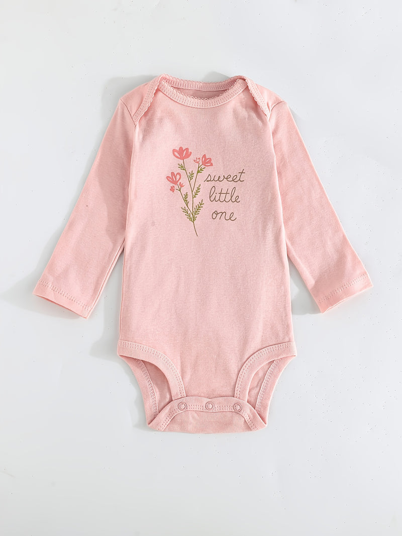 Children's Cartoon Animal Versatile Long-Sleeve Romper 5pcs Set.