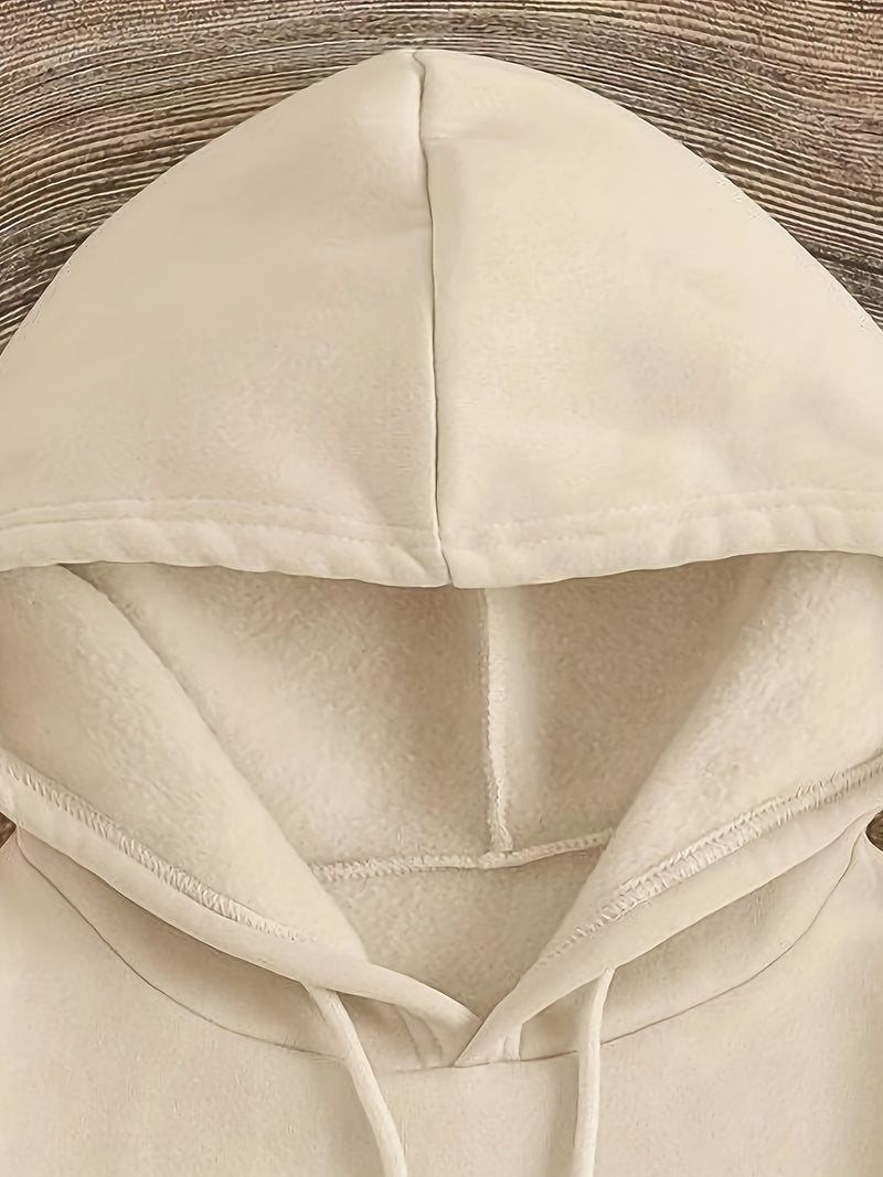 Women's Cute Sloth & Letter Print Hoodie.