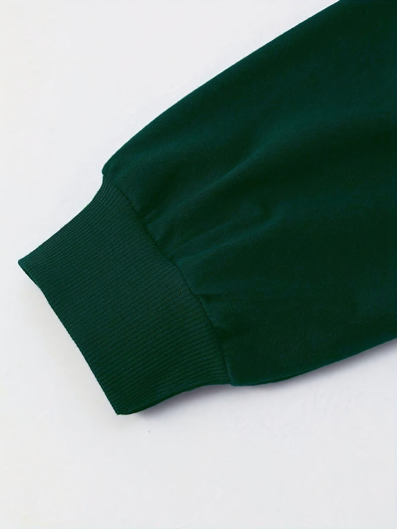 2pcs/Set Plus Size One-Shoulder Sweatshirt for Women’s