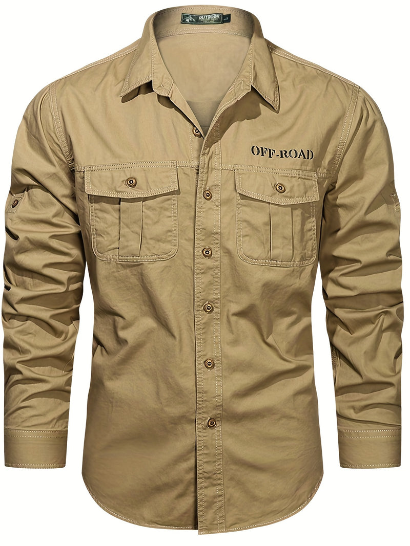 Men's Heavy-Duty Long Sleeve Shirt.