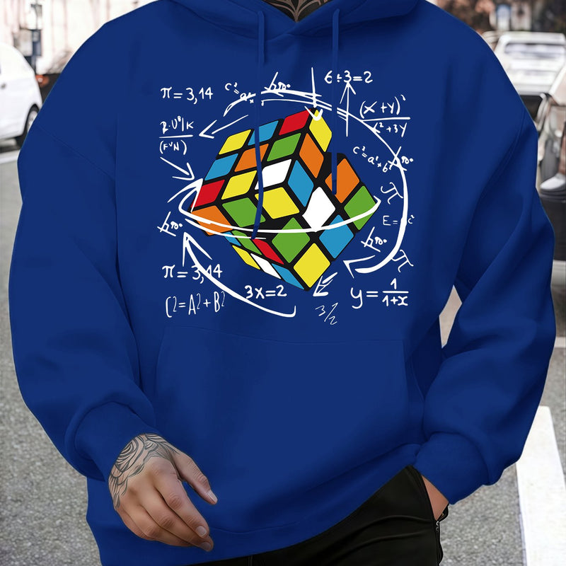 Fashion Trendy Men's Hooded Casual Sweatshirt.