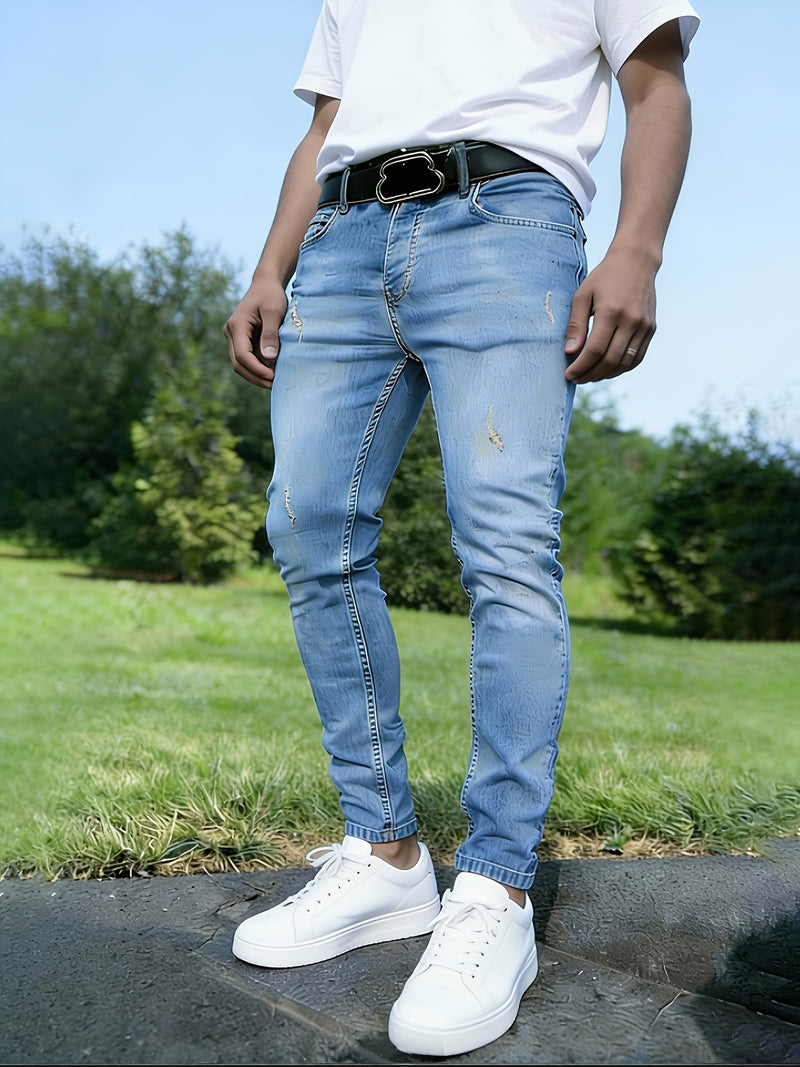 Men's Fashion Stretch Denim Pants, Versatile Classic Gift for All Seasons.