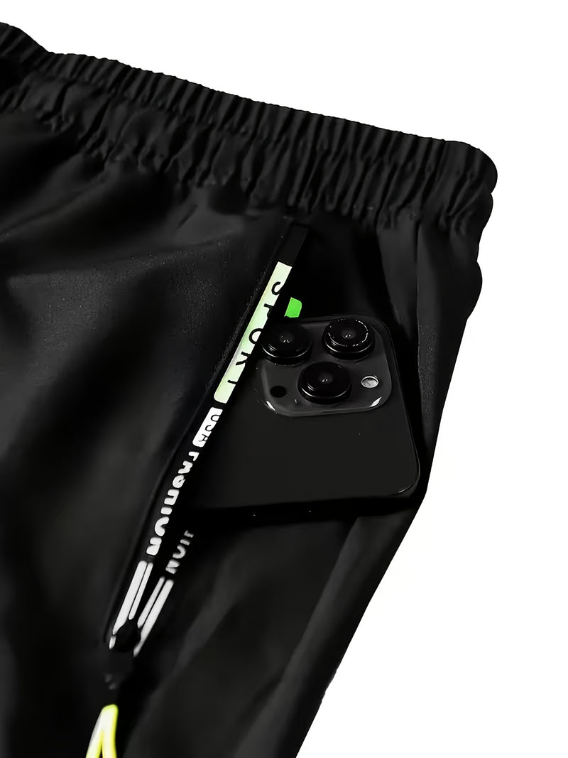 Men's Heavy-Duty Work Pants with Zipper Pockets.