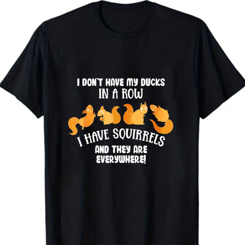 Women’s Funny Squirrel T-shirt.