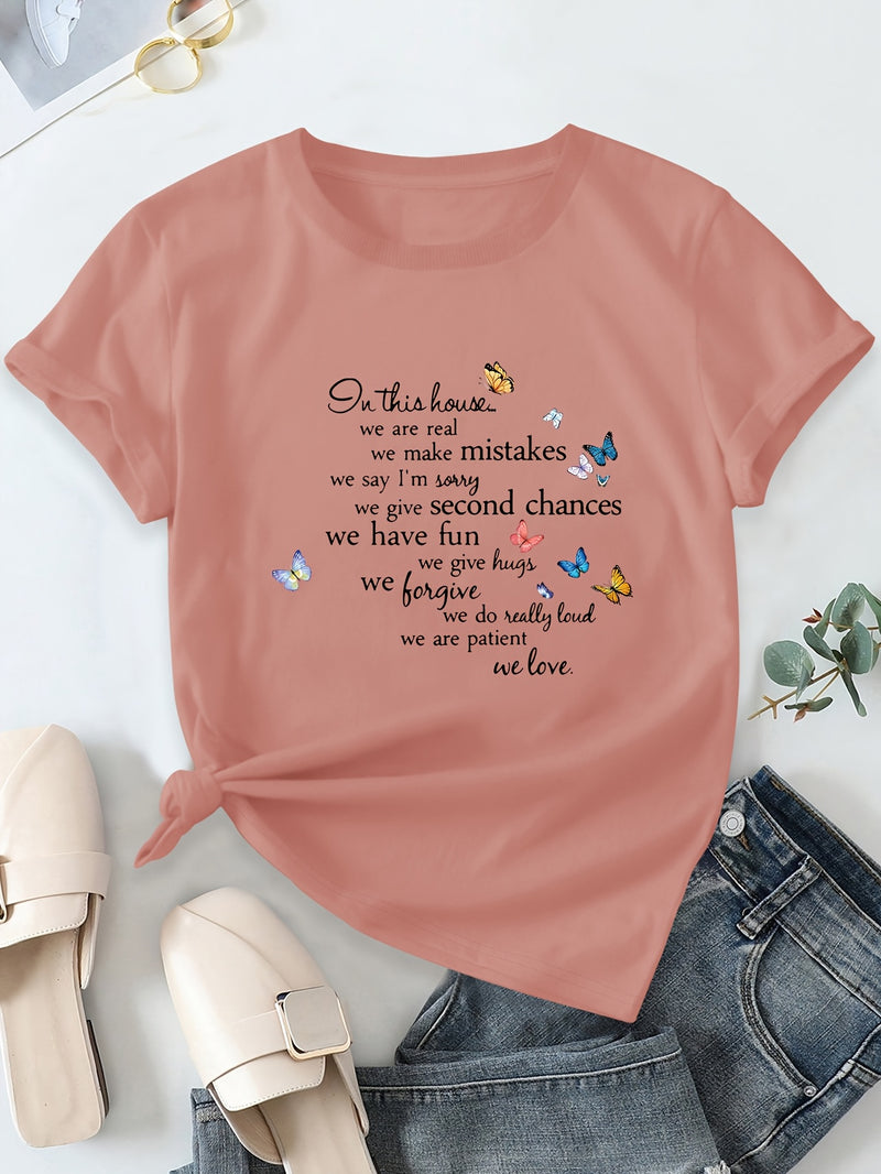 Women’s Casual Short Sleeve T-Shirt.