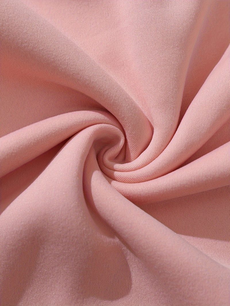 Women’s Fashion Hoodie Featuring a Cartoon Cat Letter Print Design.