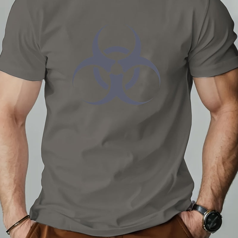 Men's Casual Crew Neck Short Sleeve T-Shirt.