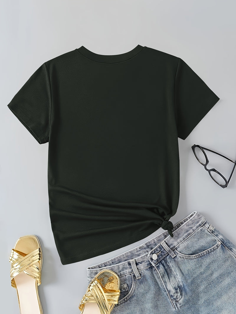 Women's Summer Casual Short-Sleeve T-Shirt.