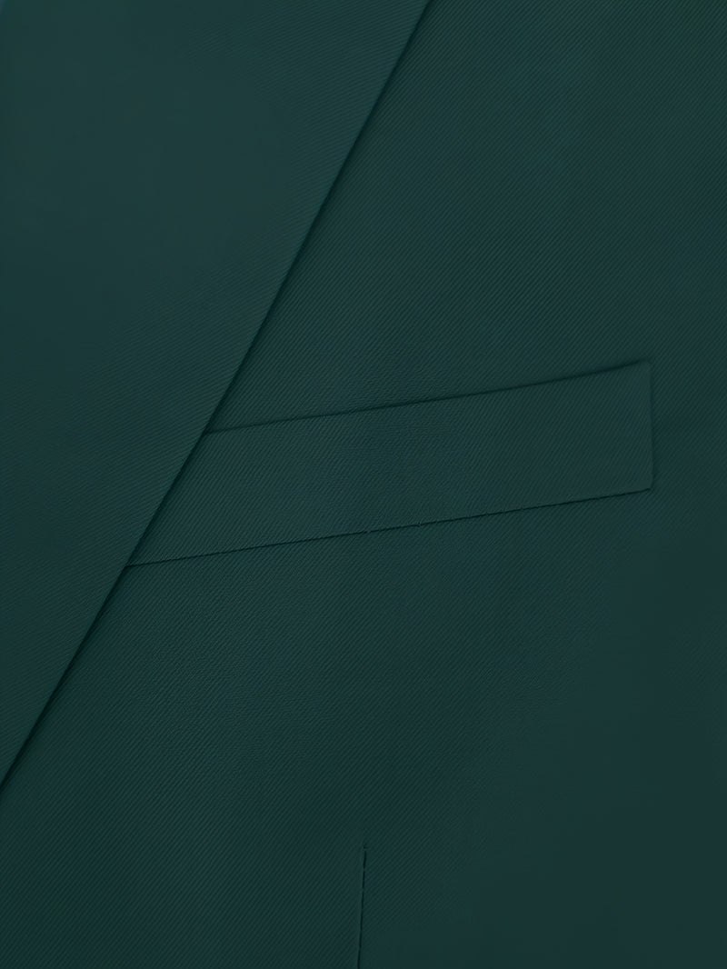 Men's Two-Piece Single-Breasted Suit and Trousers Set.