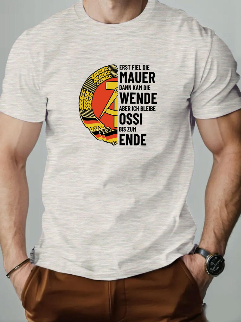 Men's Summer Casual Crew Neck Short T-Shirt.