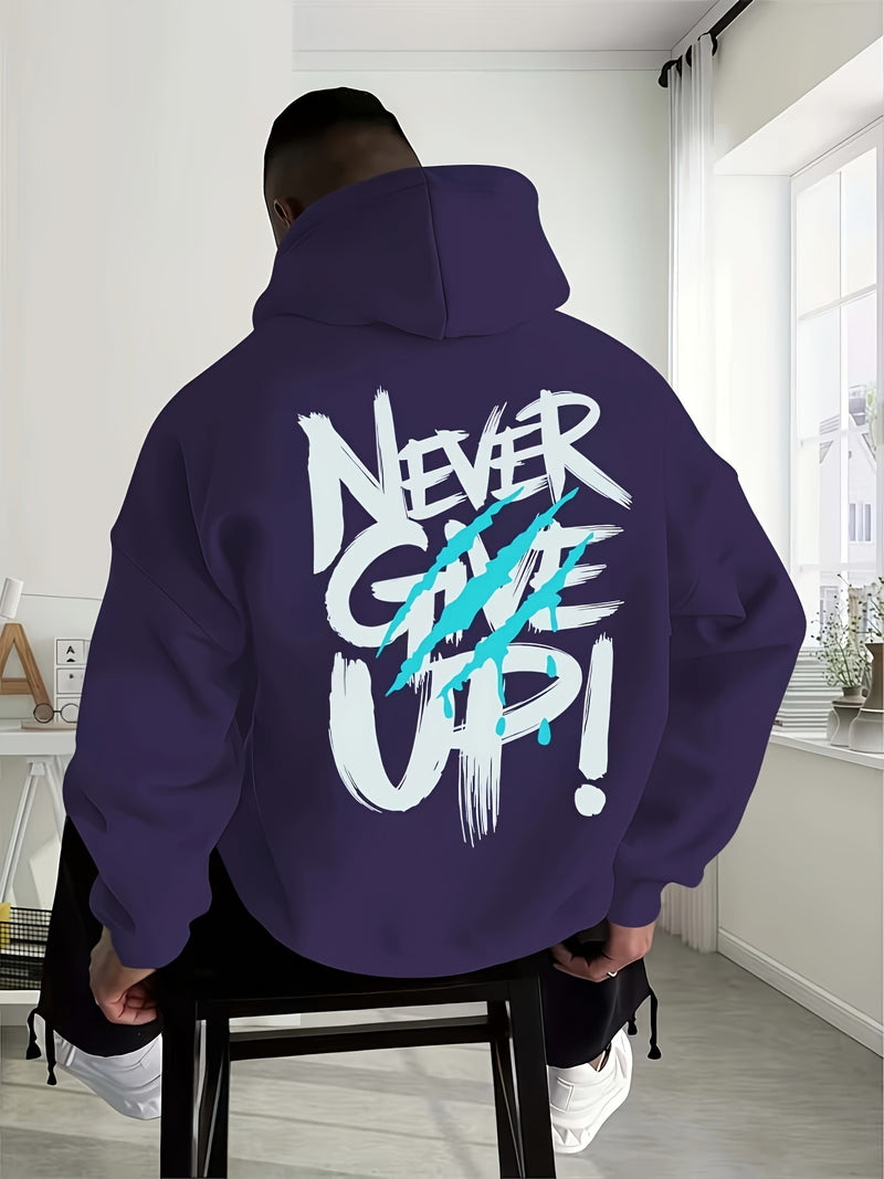 Men's Hooded Fleece  Sweatshirt.