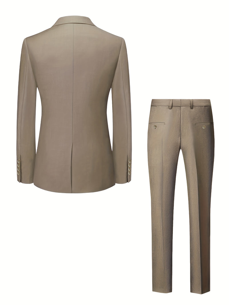 British Vintage Men's Two-Piece Suit Set.