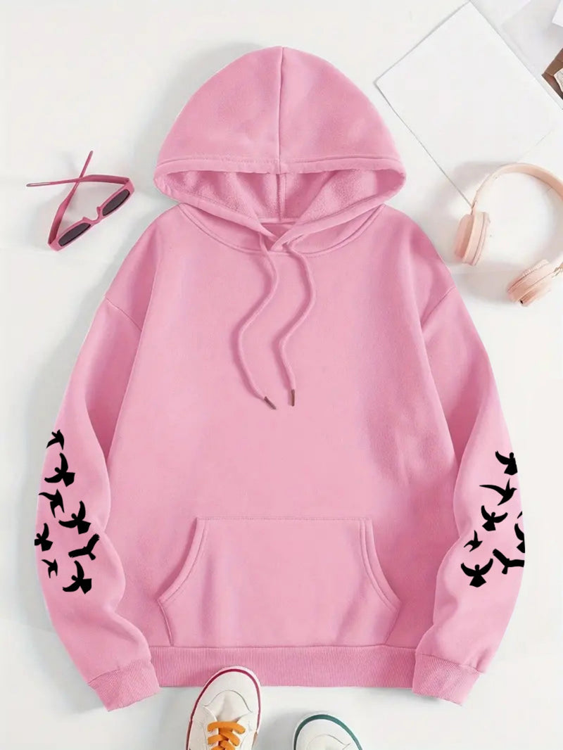 Women's Comfortable Graphic Hoodie.