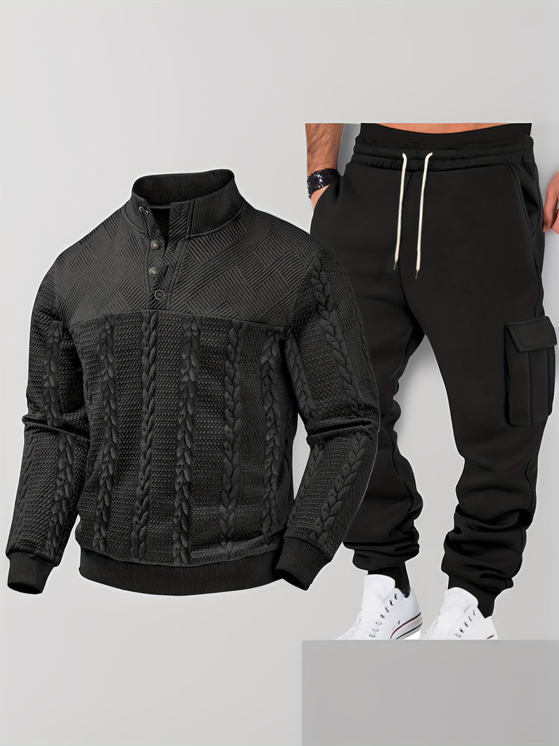 Men's Autumn/Winter Two-Piece Set.