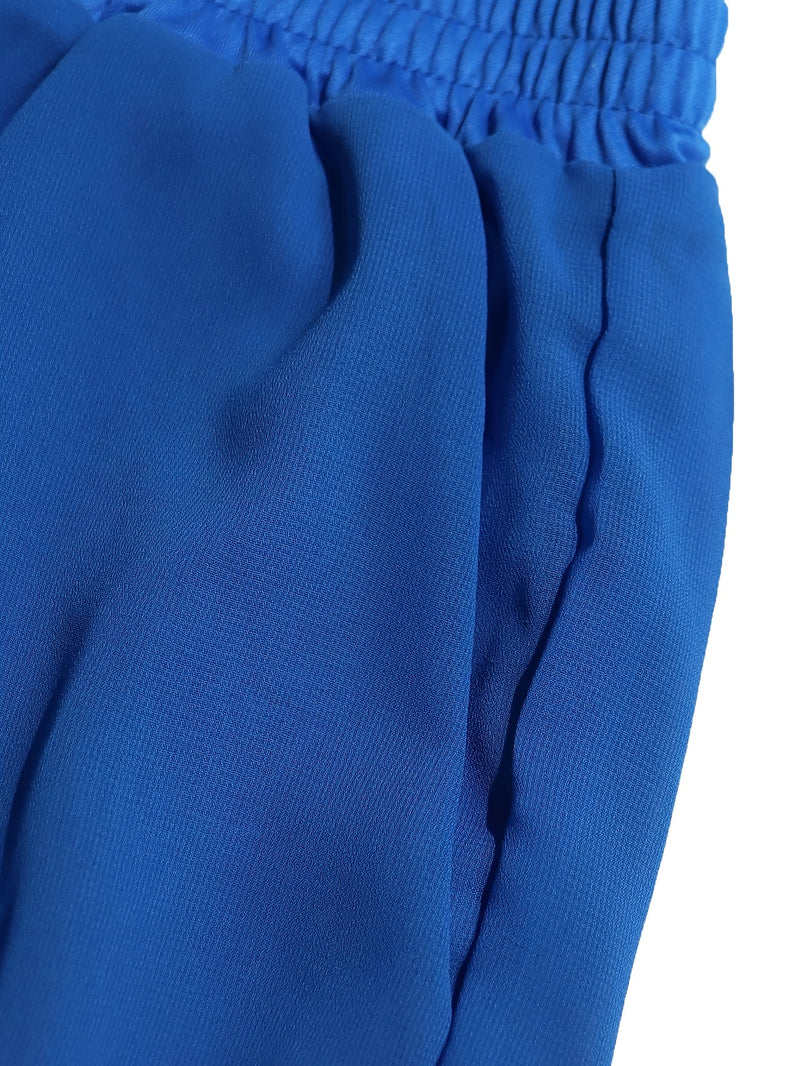 Women’s Sexy Sheer Two-Piece Set Long Sleeve Shirt + High-Waisted Shorts.