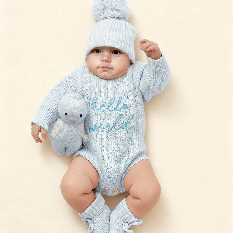 2pcs Photography Outfit, Hooded Sweater.