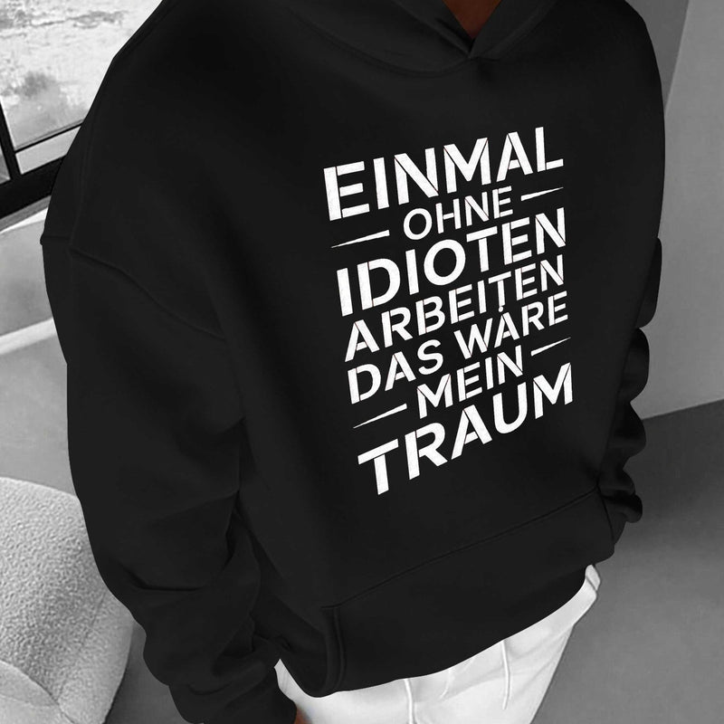 Men's Hooded Sweatshirt.