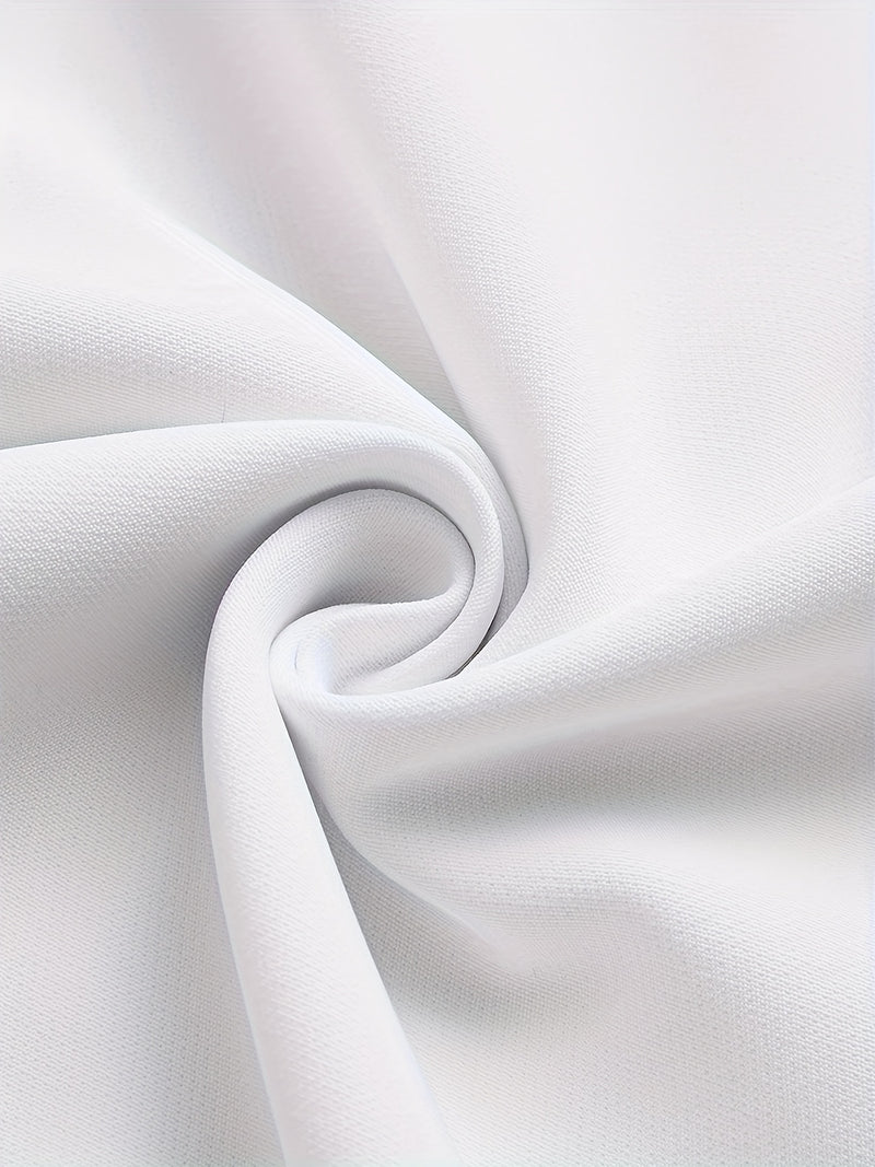 Men's Business Suit Set: Button-Up Cardigan + Drawstring Pants.