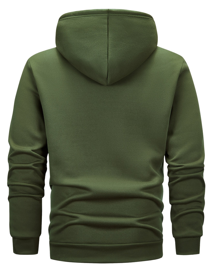2pcs Men's Hooded Long-Sleeve Sweatshirt.