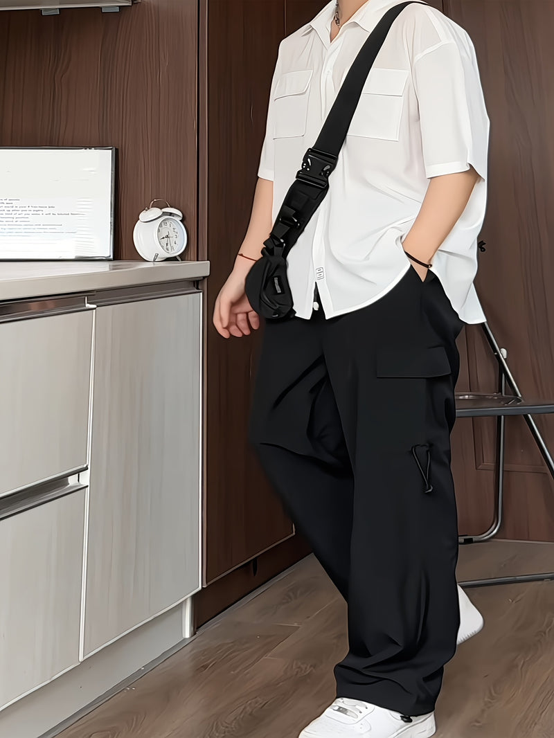 A Two-Piece Men's Casual Outfit.