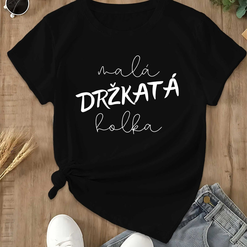 Women's T-Shirt with Short Sleeves.