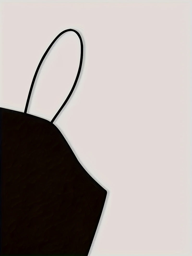 Set of 6 Items Including a Women's Thin Strap Tank Top And Solid Color Long Pants.