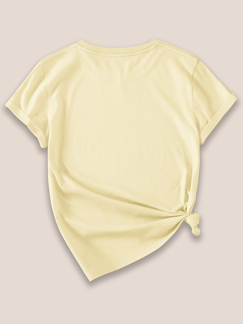 Women's Short Sleeved T-shirt.