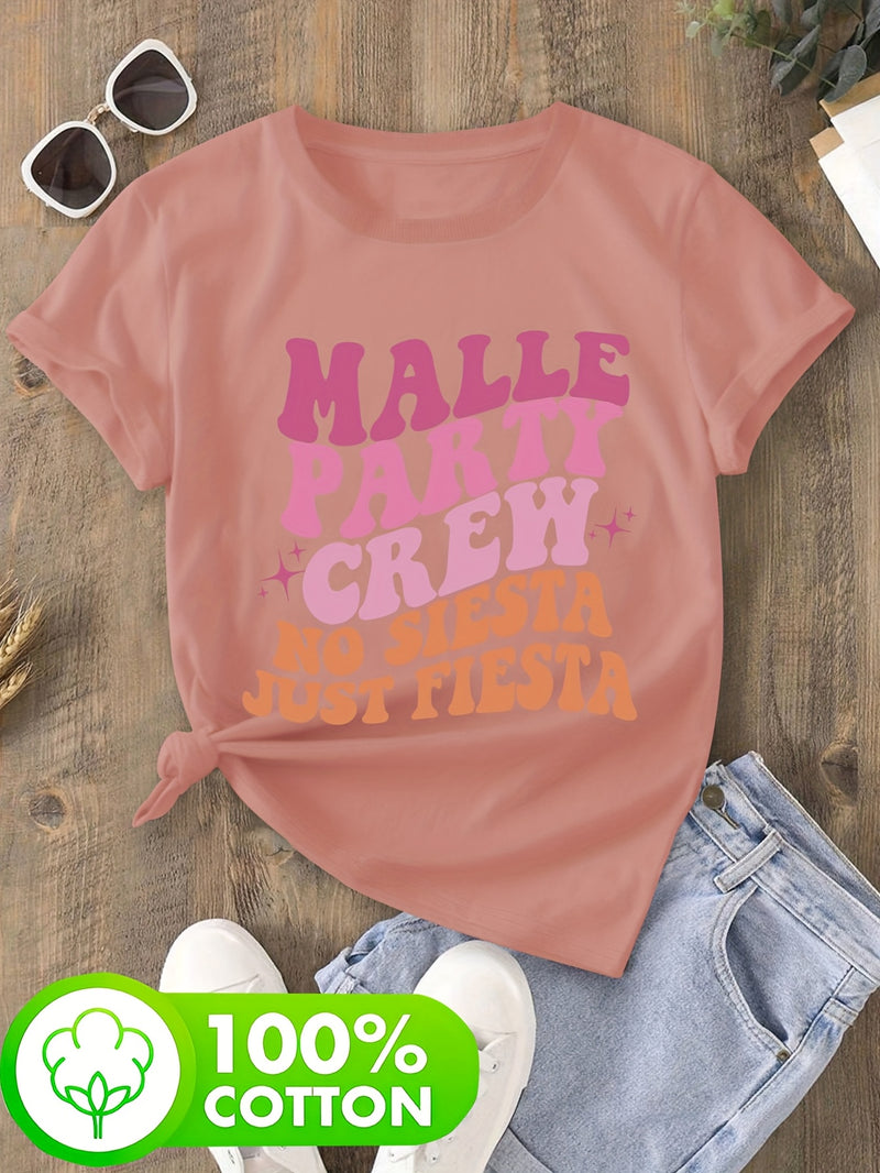 Women's T-Shirt Graphic Print - Spring/Summer Fashion.