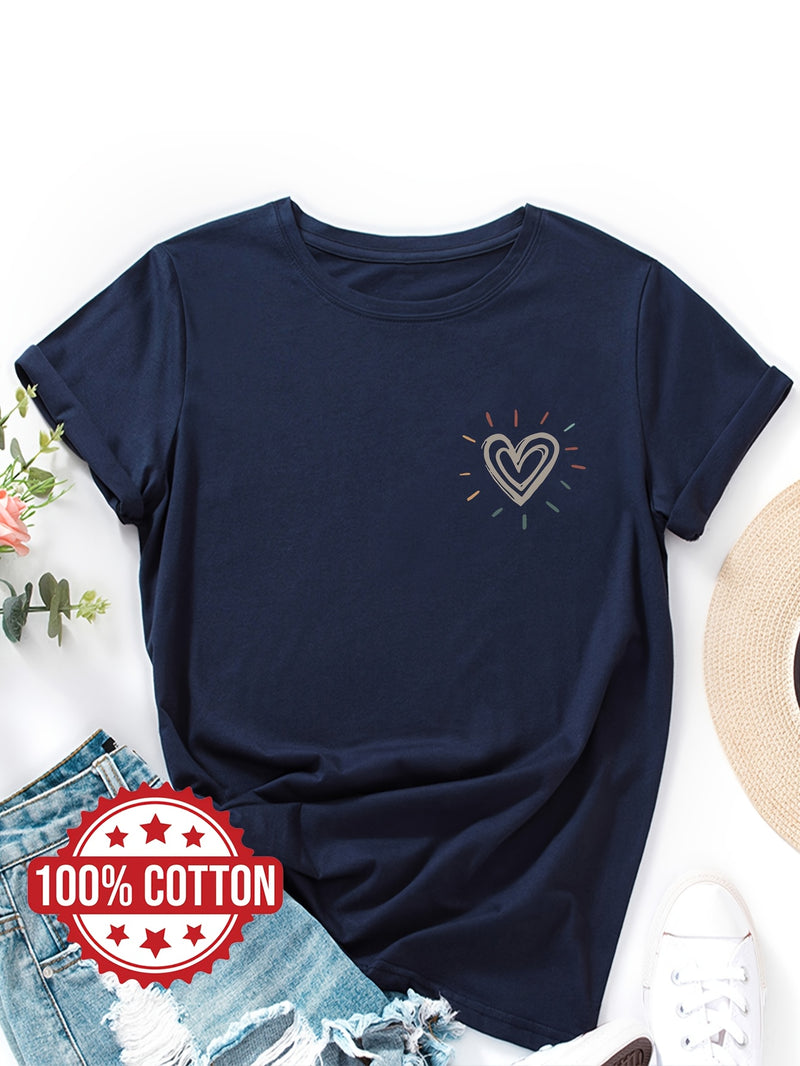 Women's "Love" Graphic Print T-Shirt.