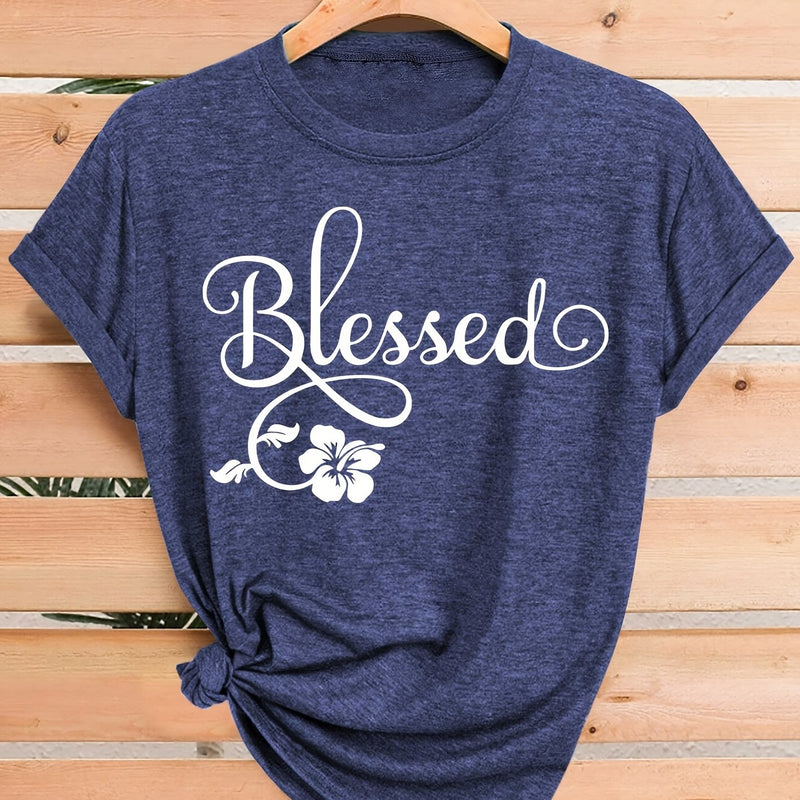 Women's Casual Short Sleeve T-Shirt.