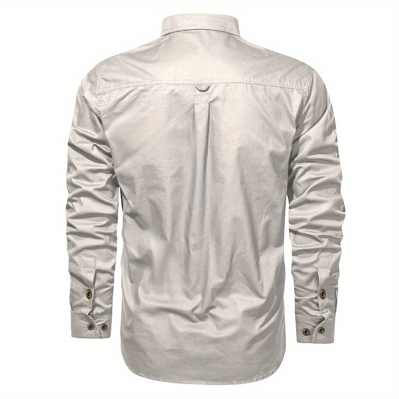Men's Heavy-Duty Long Sleeve Shirt.