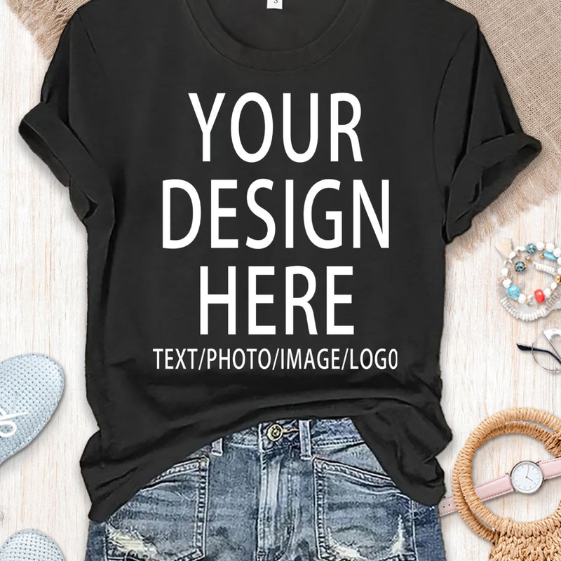 Women's Custom Photo/Logo T-Shirt.