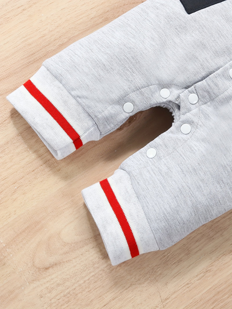 Spring And Autumn Baby Boy BABYBOY  Round Neck.