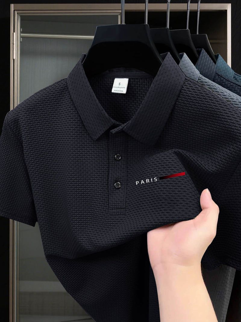 Plus Size Men's Summer Short Sleeve Shirt.