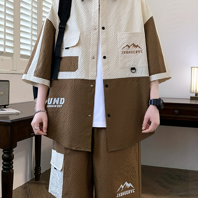 Men's Casual Two-Piece Set for Summer.