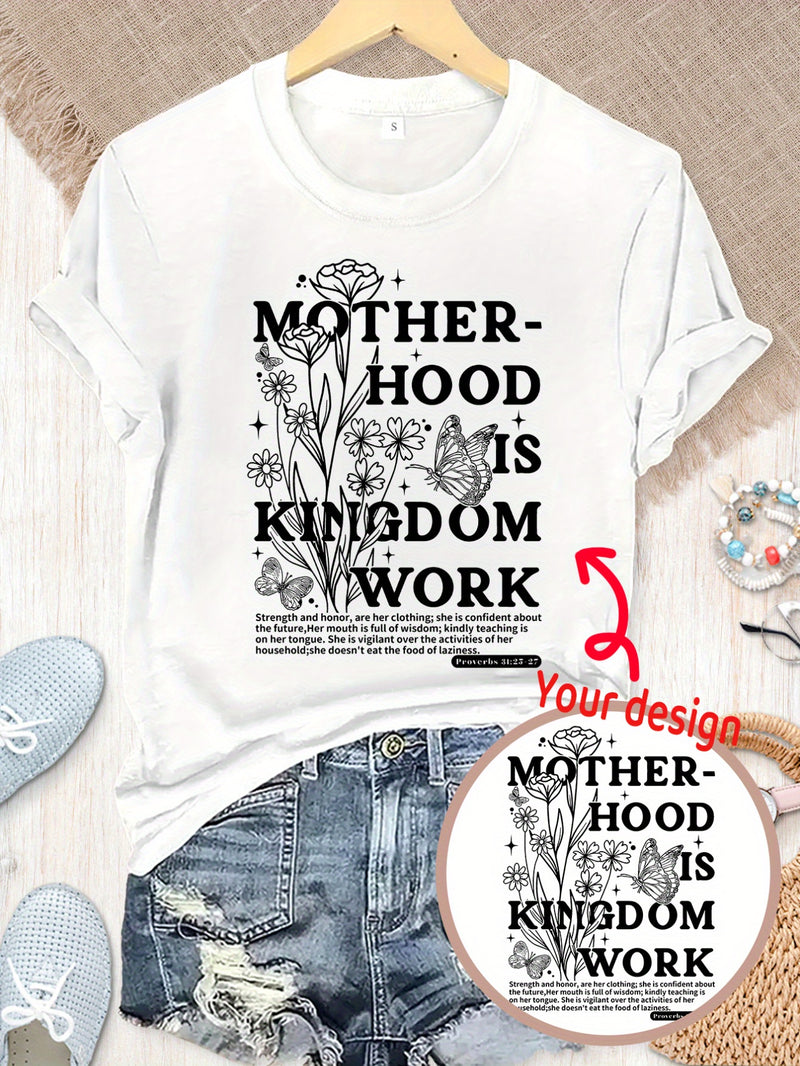 Women's Custom Photo/Logo T-Shirt.