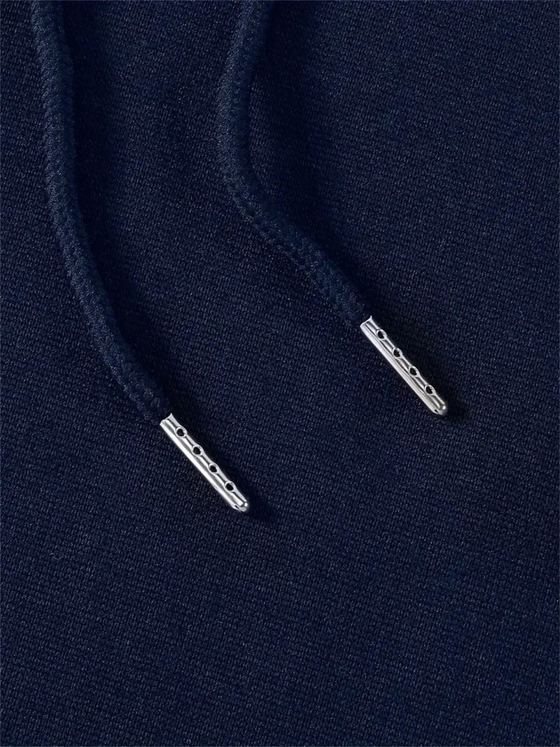 Men's Casual Versatile -Lined Hooded Sweatshirt with British Flag Print.