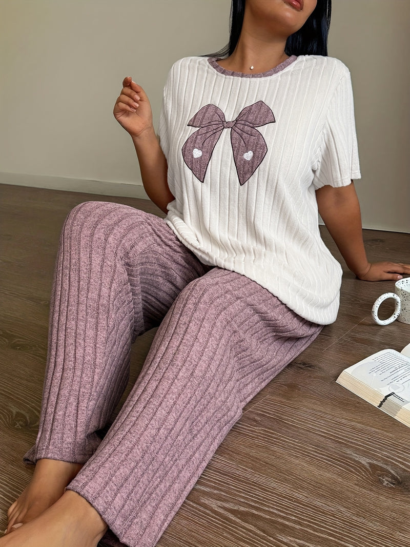 Women's Elegant Soft Comfortable Bow Pattern.