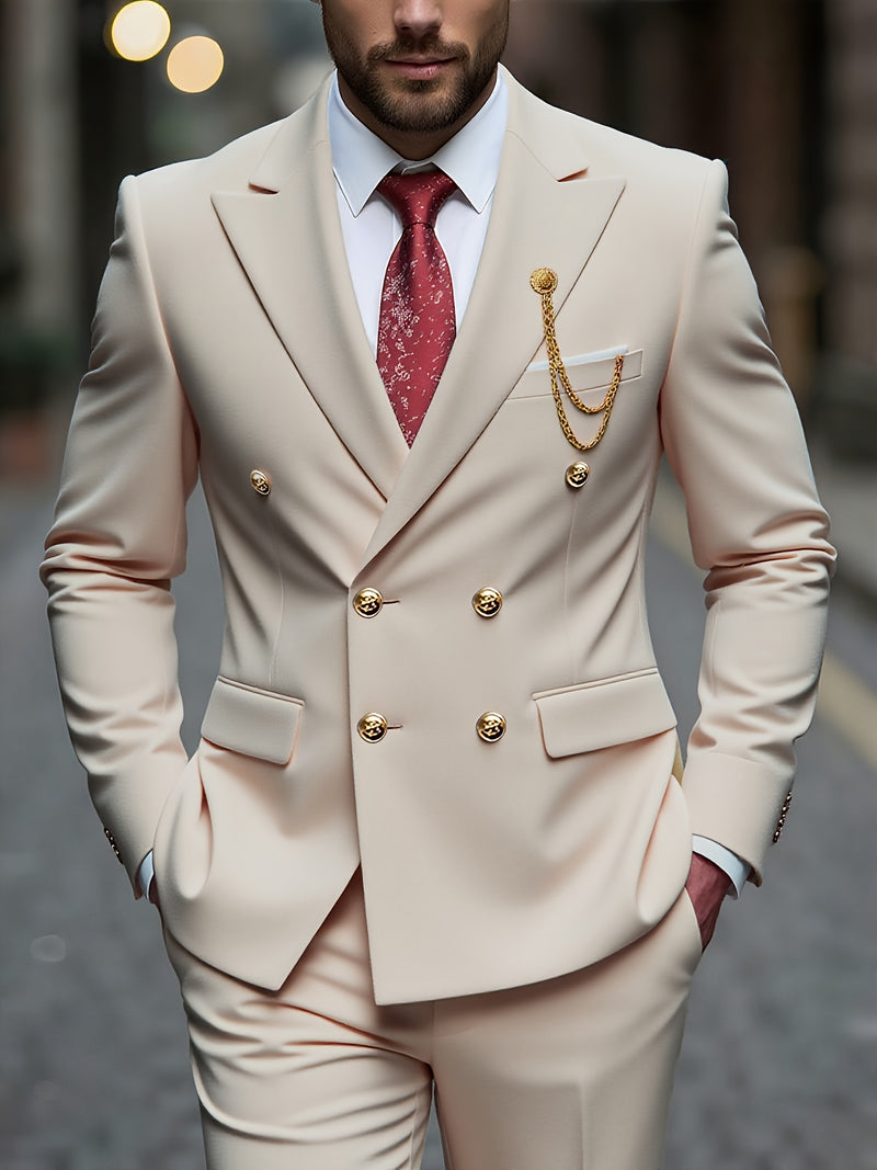 Men's 2-Piece Suit Set, Jacket + Trousers.