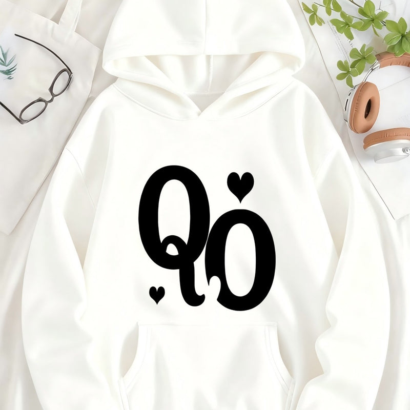 Women's Pocket Hoodie with Lining.