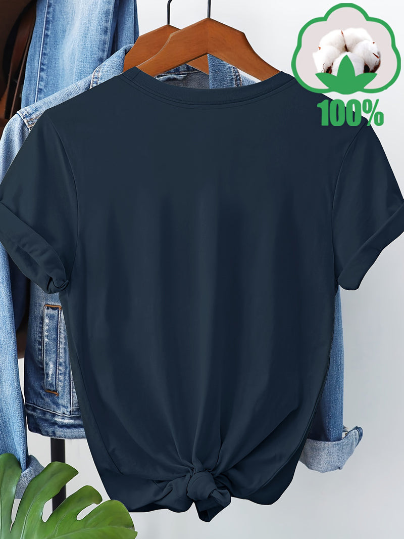 Women’s Short-Sleeve Round Neck T-Shirt.