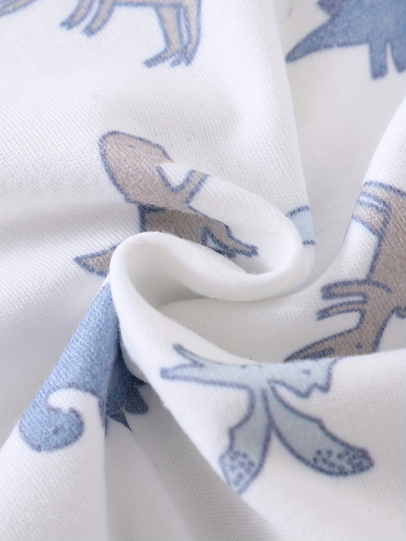 4pcs Newborn Triangle Romper Summer Baby Casual Onesie 0-3M Baby Boy.