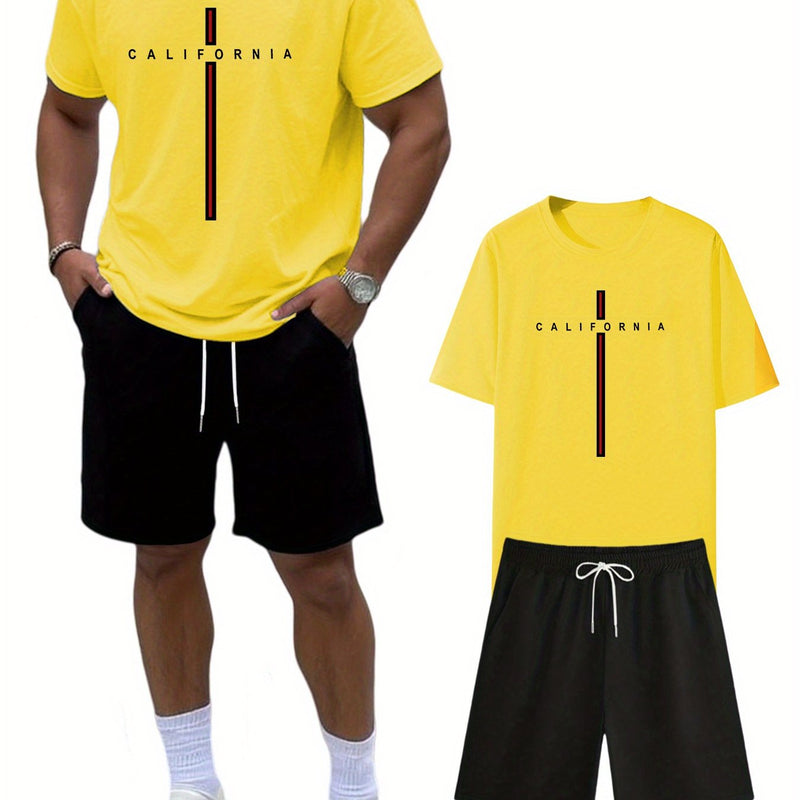 Plus-Size Men's Casual Short-Sleeve Shirts Paired.