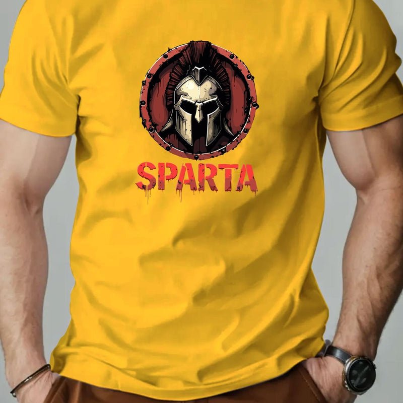 Men's Casual Crew Neck Short Sleeve T-Shirt.