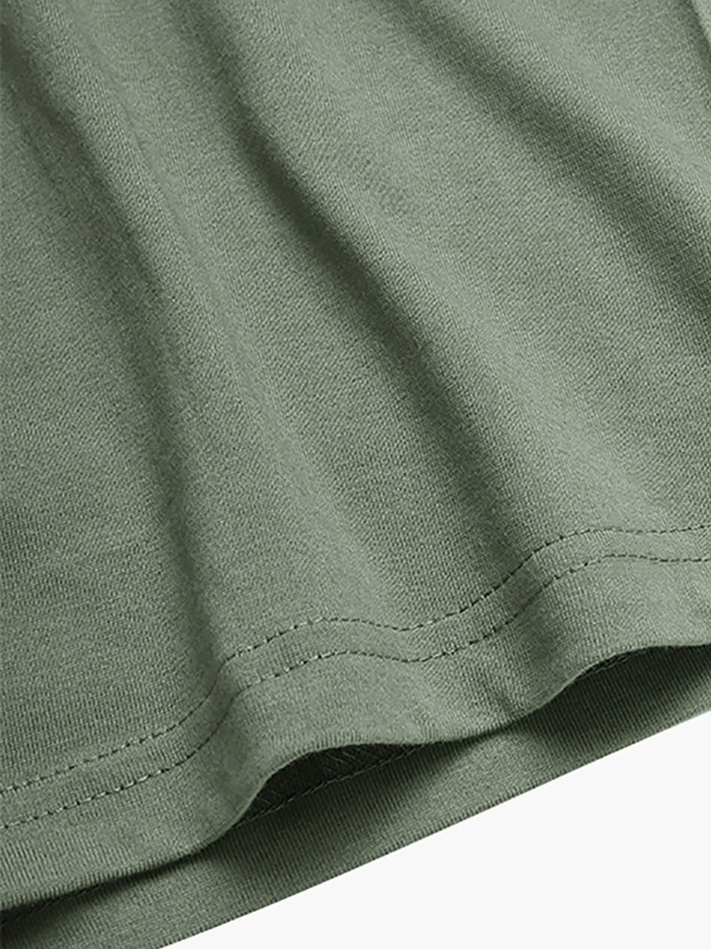 Women’s T-Shirt with Mushroom And Leaf Prints.